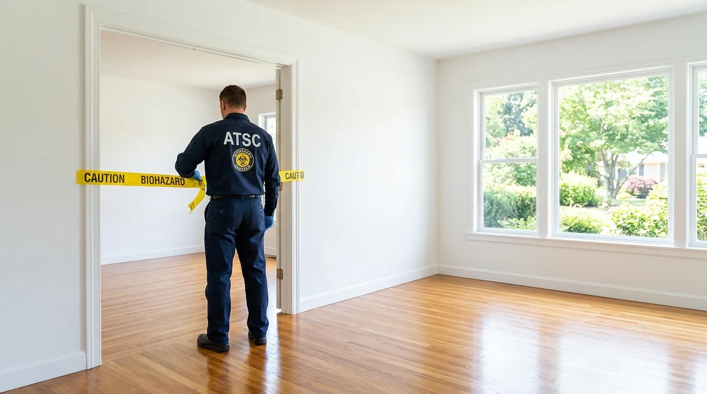 Certified biohazard cleanup crew performing Crime Scene Cleanup in West Sedona